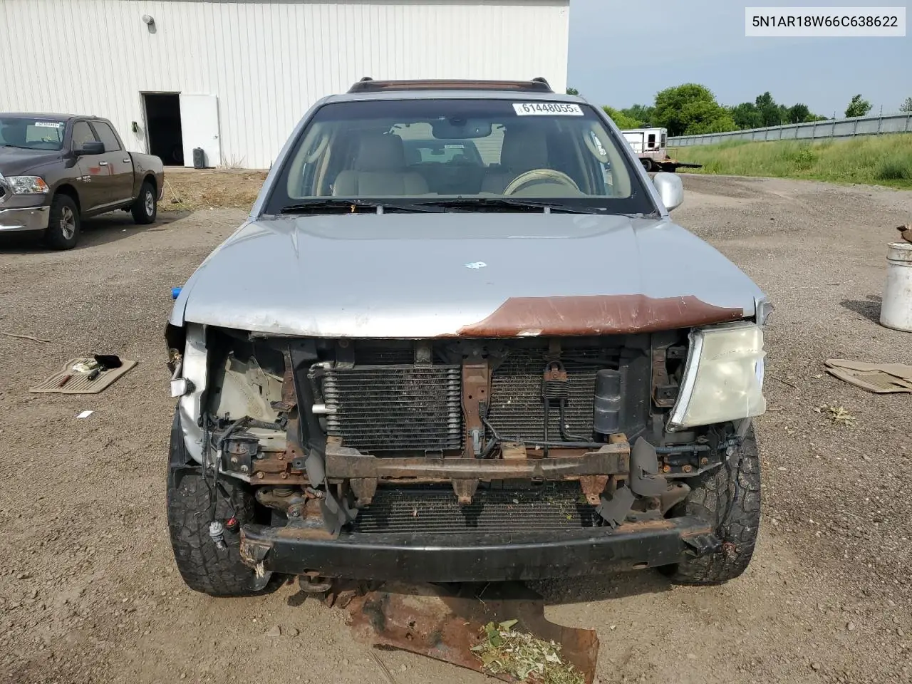 2006 Nissan Pathfinder Le VIN: 5N1AR18W66C638622 Lot: 61448055