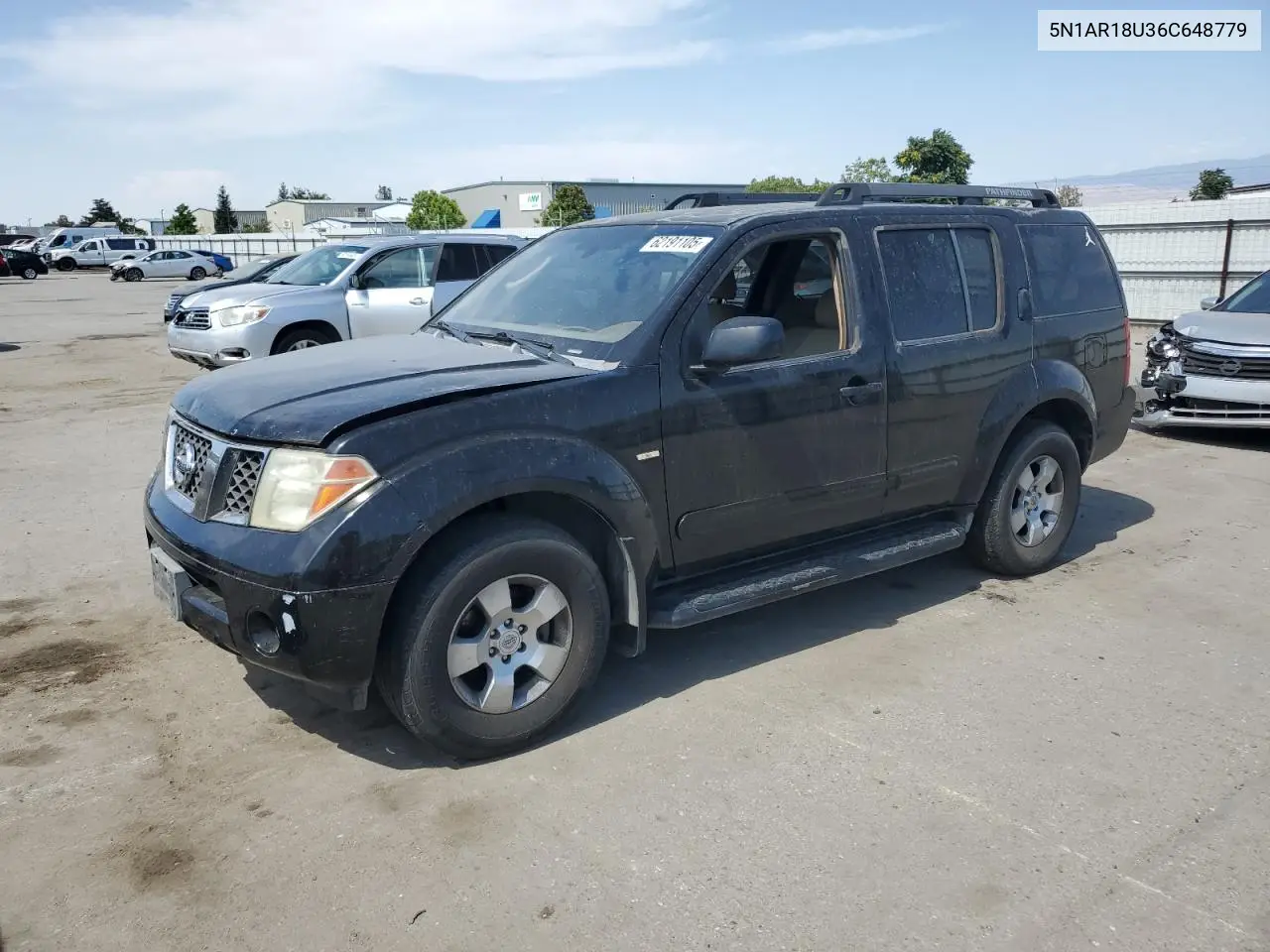 2006 Nissan Pathfinder Le VIN: 5N1AR18U36C648779 Lot: 62191105