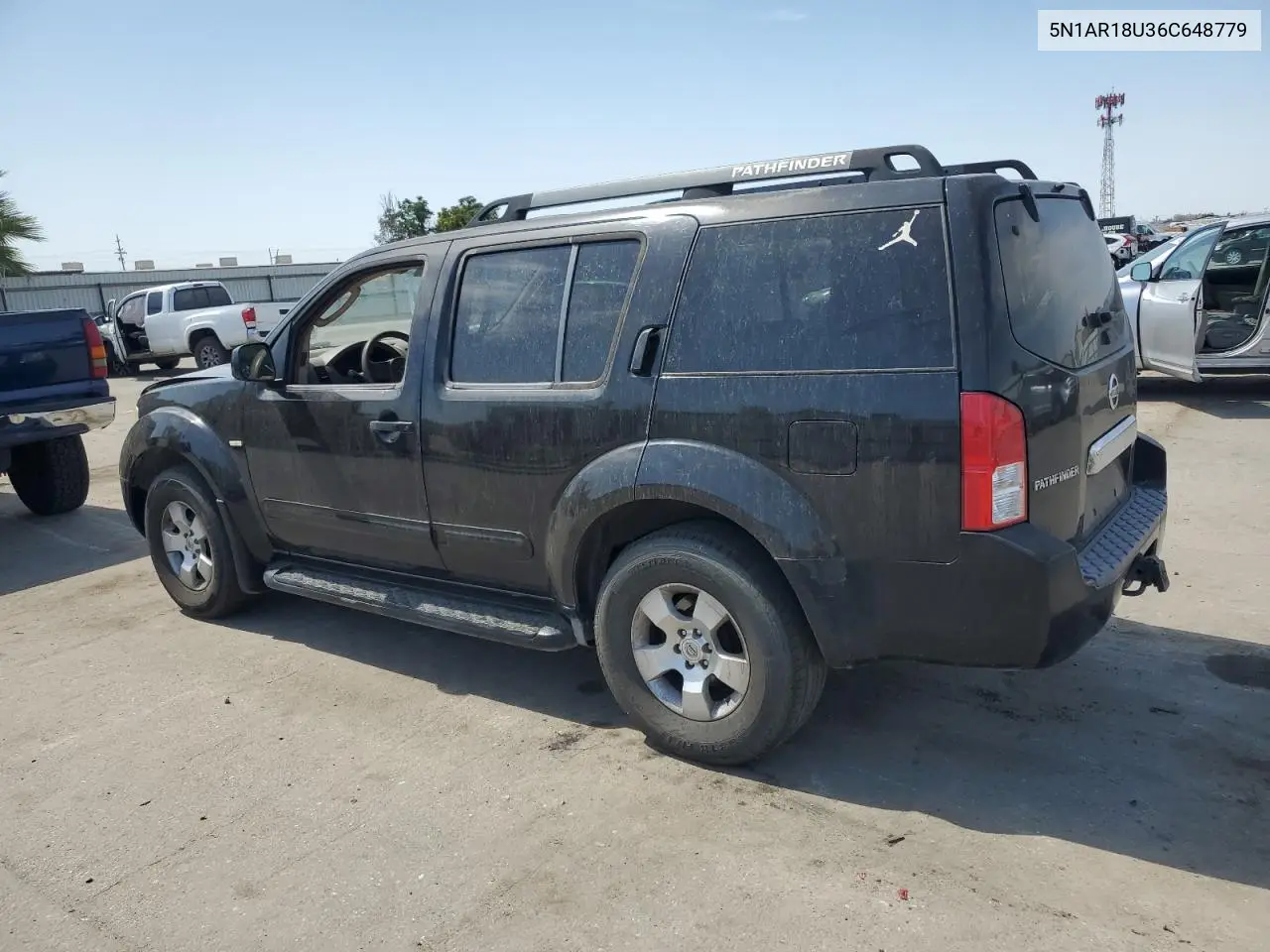 2006 Nissan Pathfinder Le VIN: 5N1AR18U36C648779 Lot: 62191105