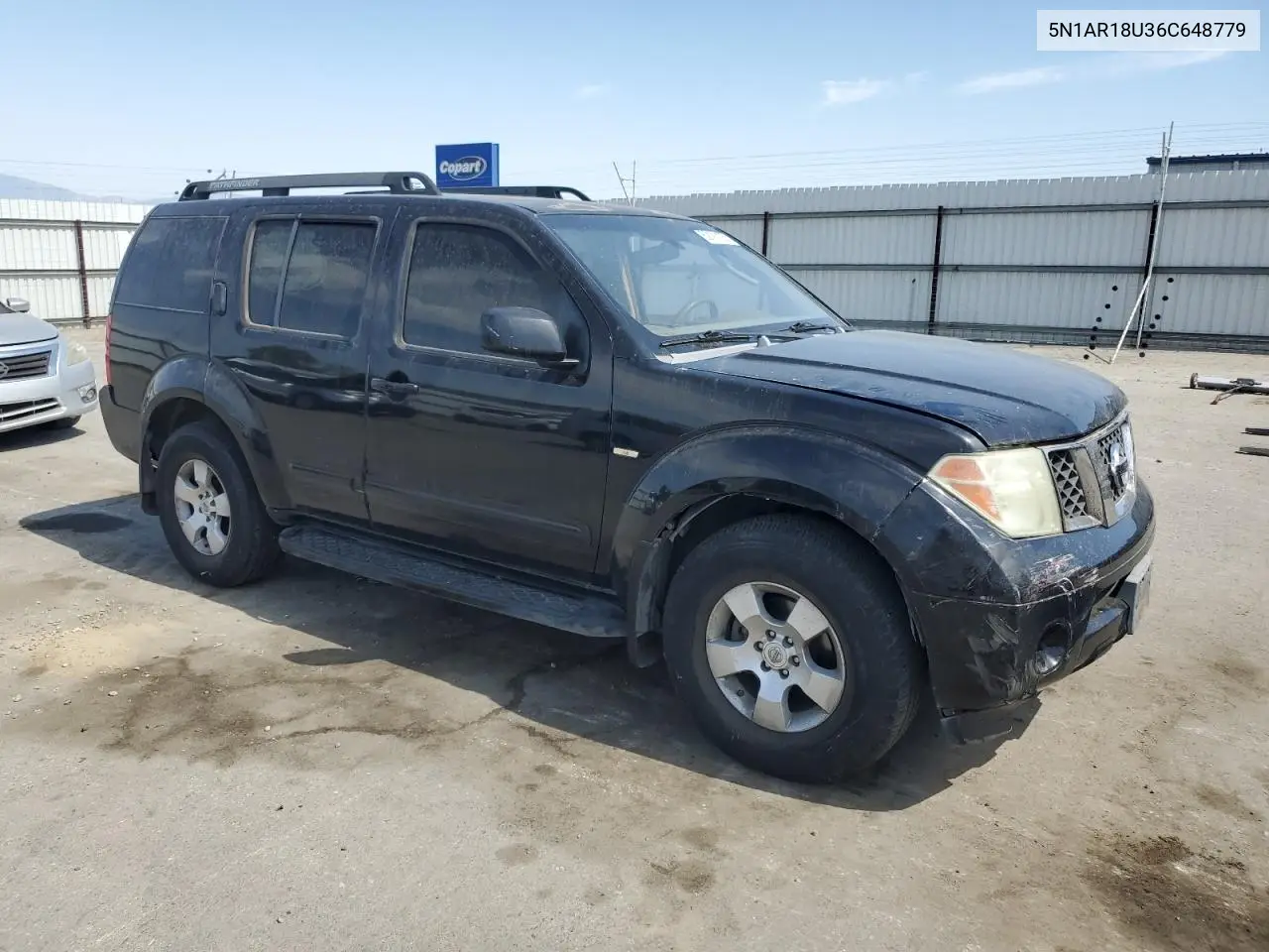 2006 Nissan Pathfinder Le VIN: 5N1AR18U36C648779 Lot: 62191105