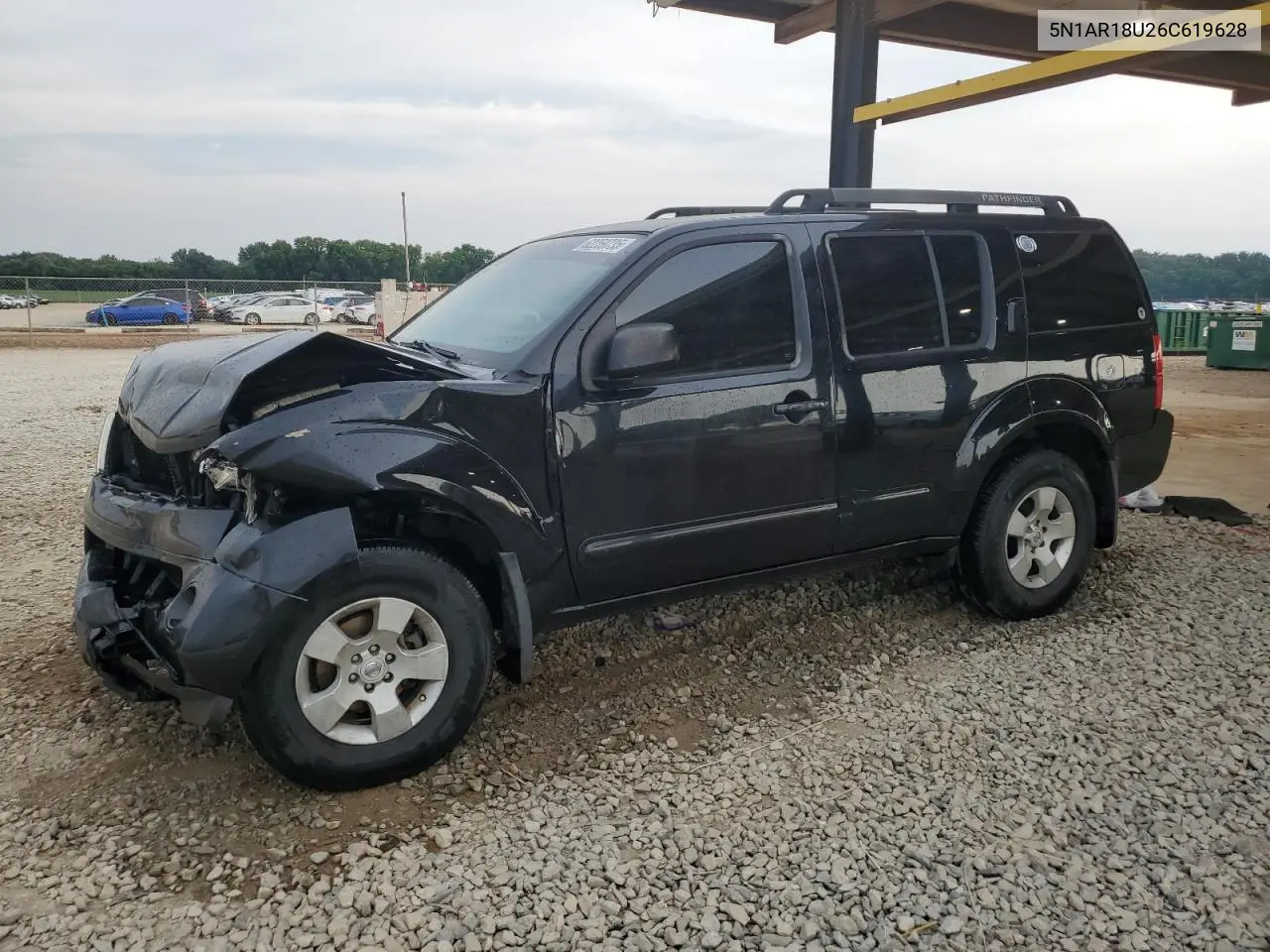 2006 Nissan Pathfinder Le VIN: 5N1AR18U26C619628 Lot: 62259735