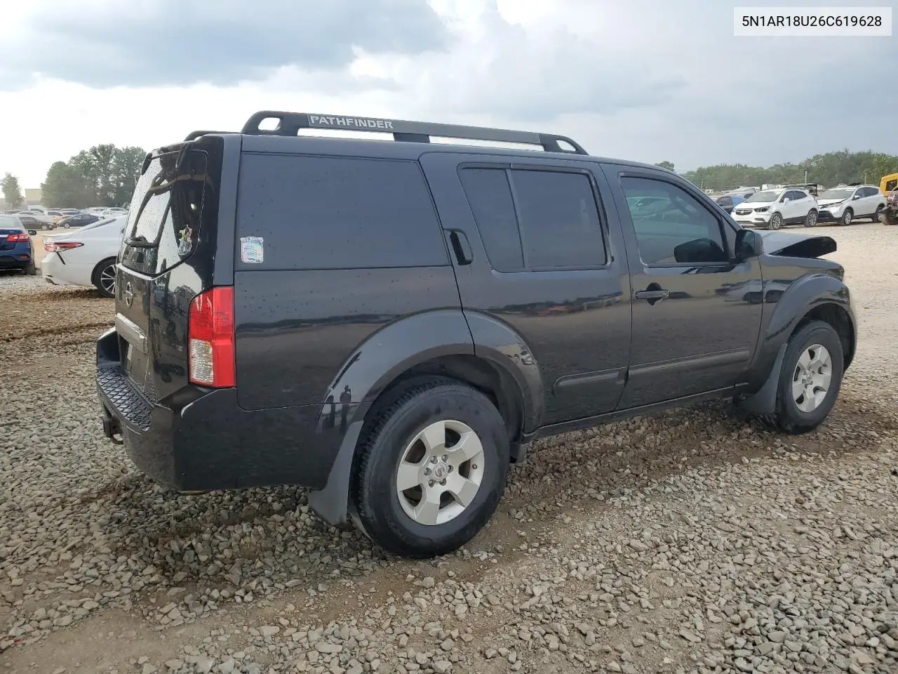 2006 Nissan Pathfinder Le VIN: 5N1AR18U26C619628 Lot: 62259735