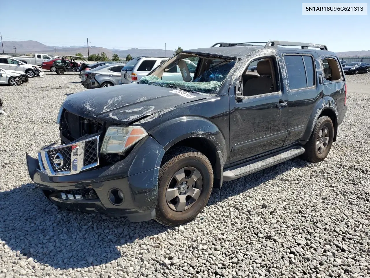 2006 Nissan Pathfinder Le VIN: 5N1AR18U96C621313 Lot: 62499145