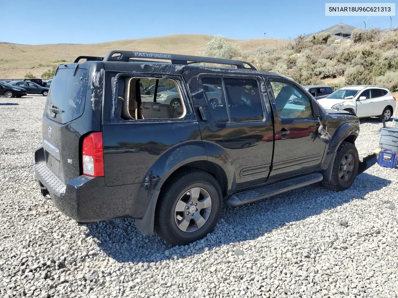 2006 Nissan Pathfinder Le VIN: 5N1AR18U96C621313 Lot: 62499145