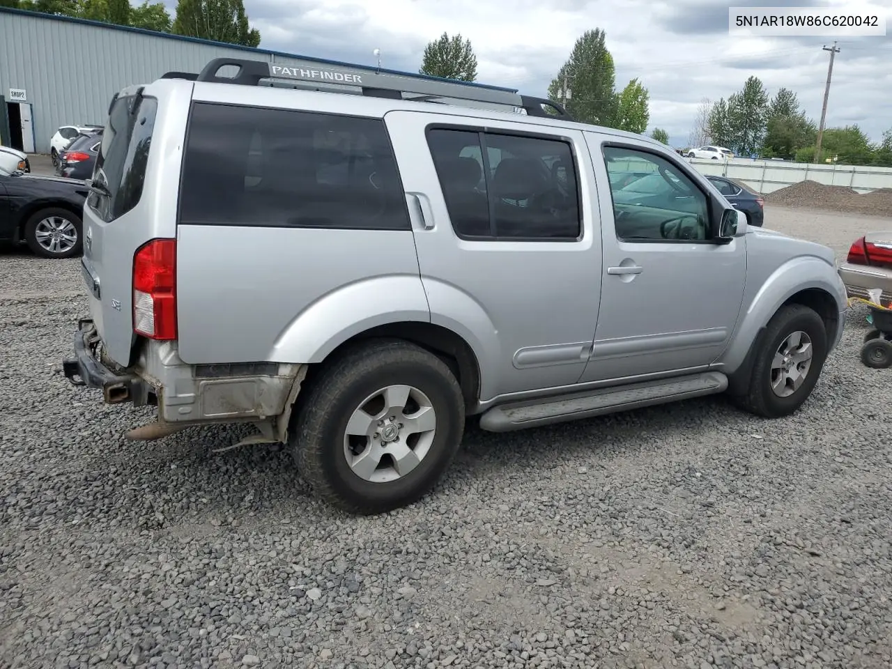 2006 Nissan Pathfinder Le VIN: 5N1AR18W86C620042 Lot: 62559045