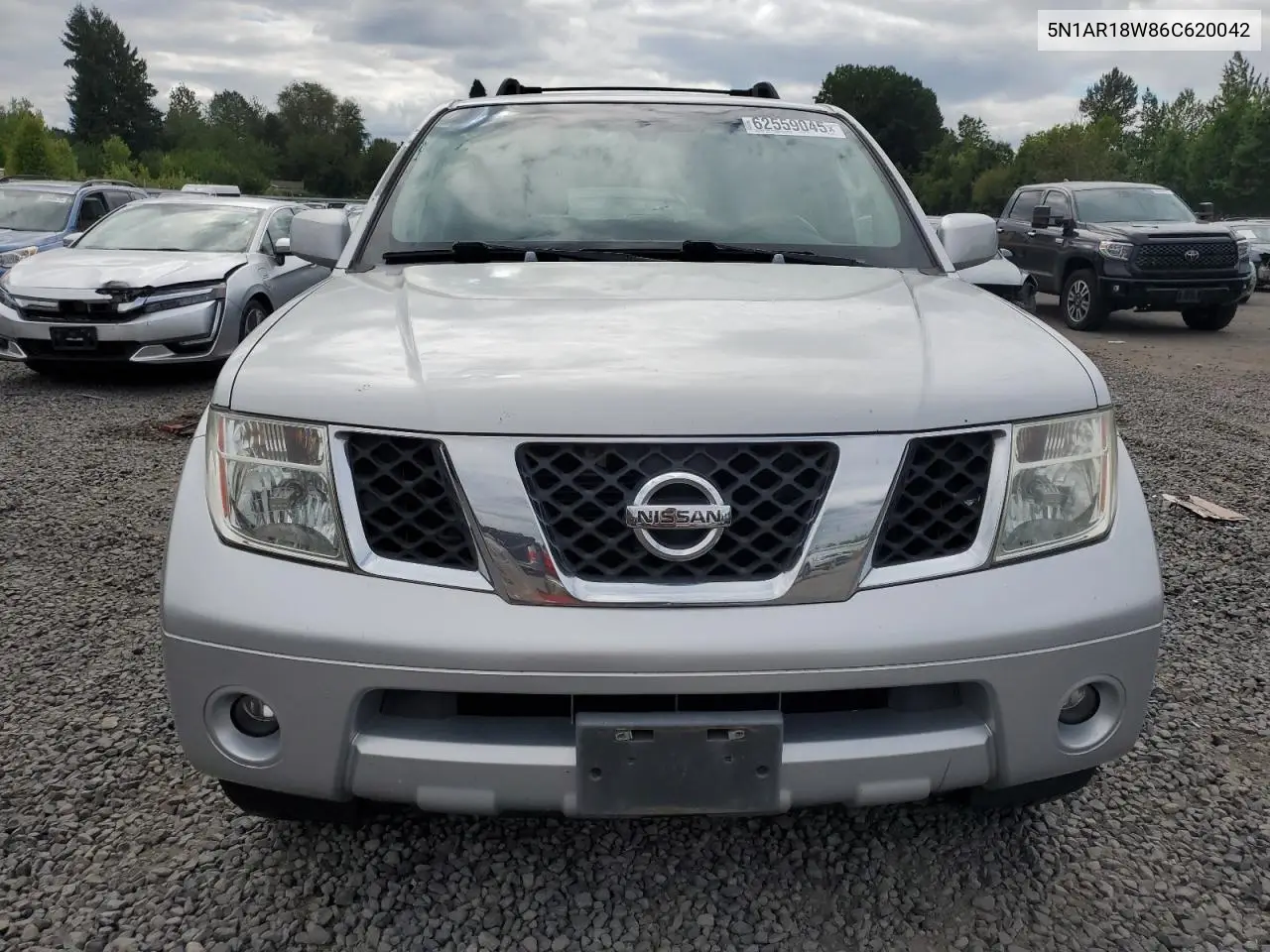2006 Nissan Pathfinder Le VIN: 5N1AR18W86C620042 Lot: 62559045