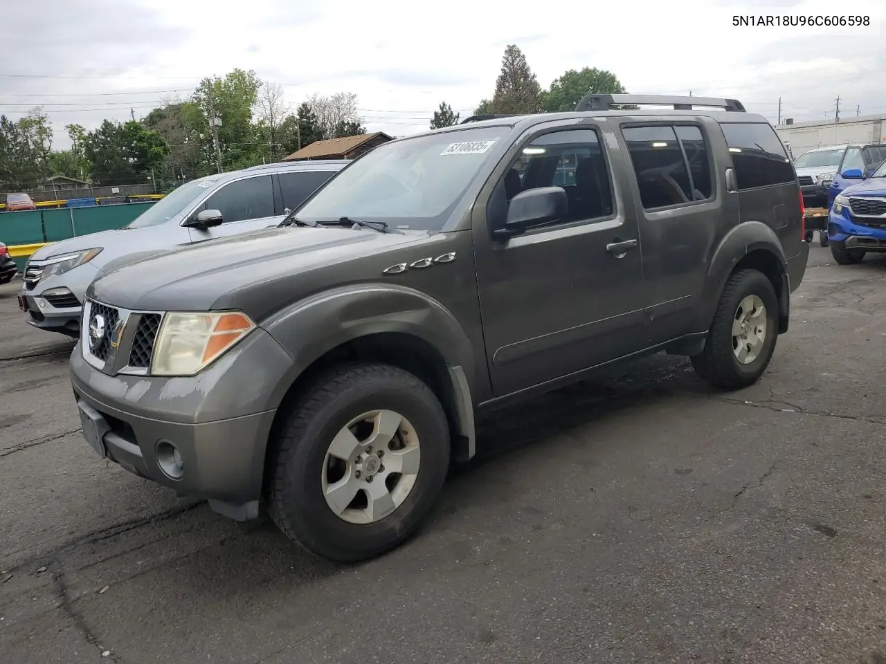 2006 Nissan Pathfinder Le VIN: 5N1AR18U96C606598 Lot: 63106835