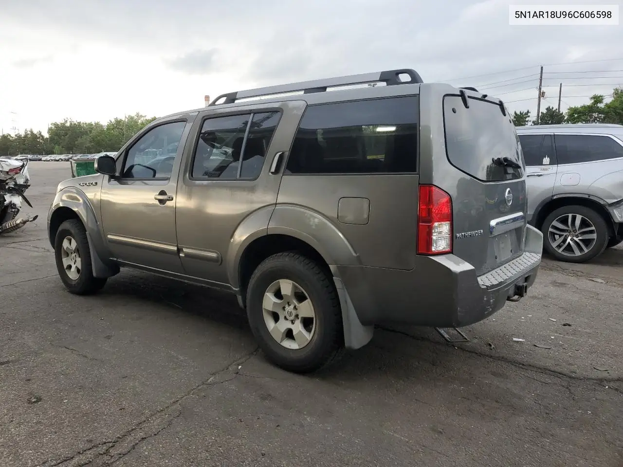 2006 Nissan Pathfinder Le VIN: 5N1AR18U96C606598 Lot: 63106835