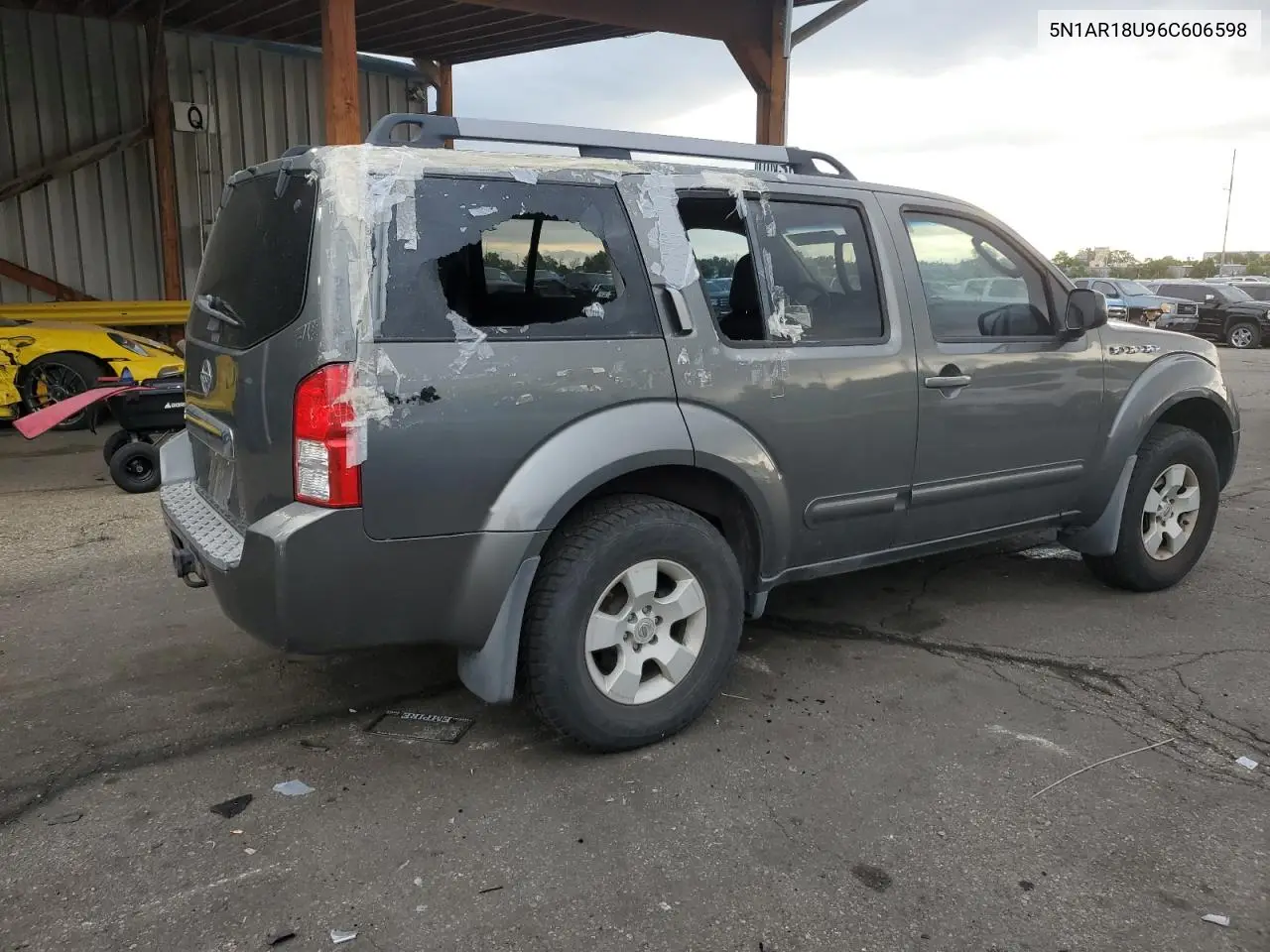 2006 Nissan Pathfinder Le VIN: 5N1AR18U96C606598 Lot: 63106835