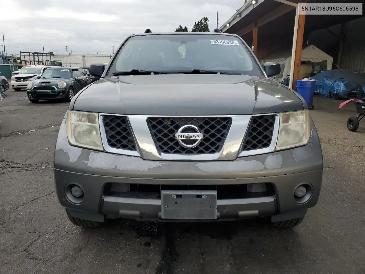 2006 Nissan Pathfinder Le VIN: 5N1AR18U96C606598 Lot: 63106835