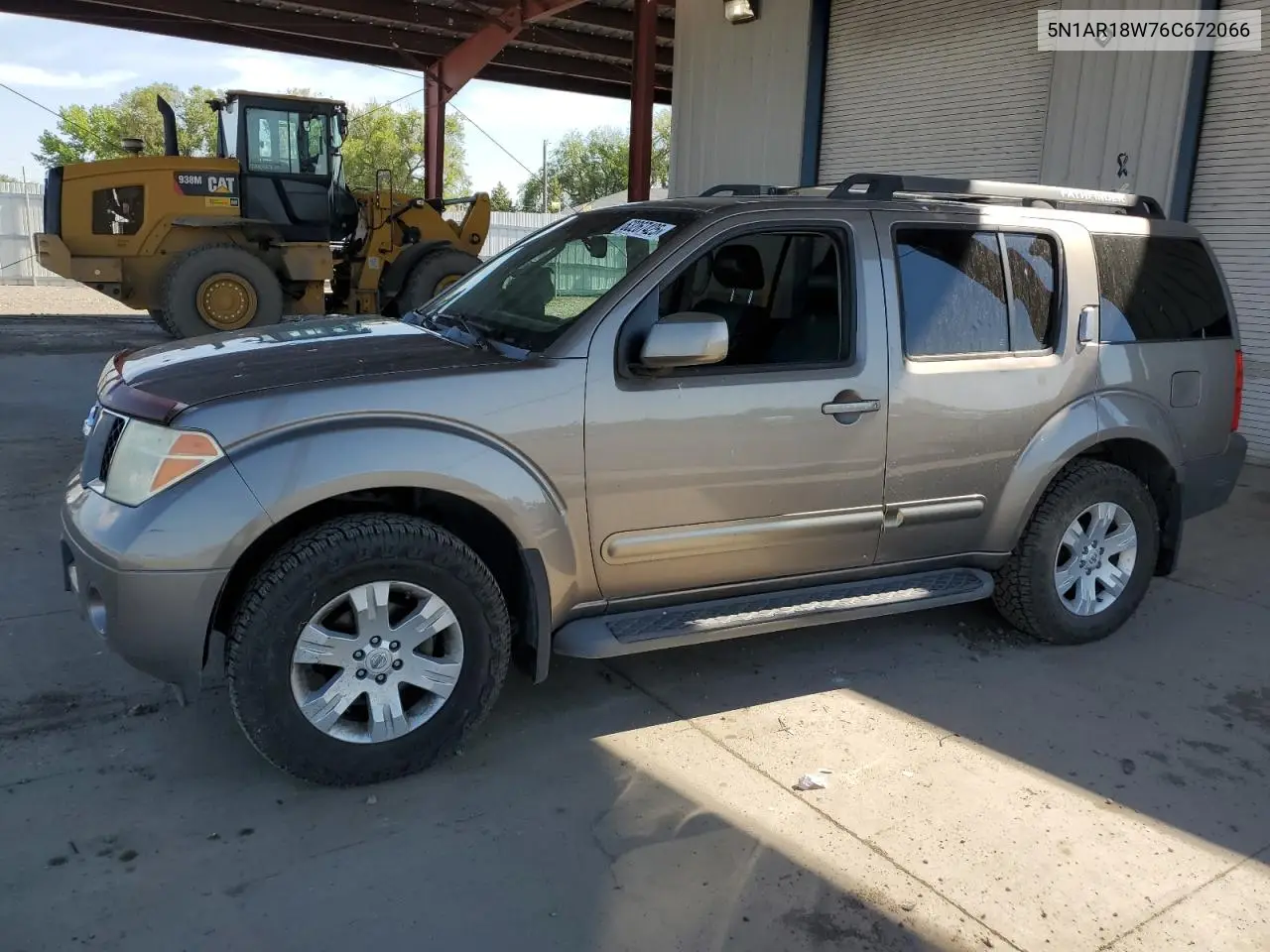 2006 Nissan Pathfinder Le VIN: 5N1AR18W76C672066 Lot: 63267425