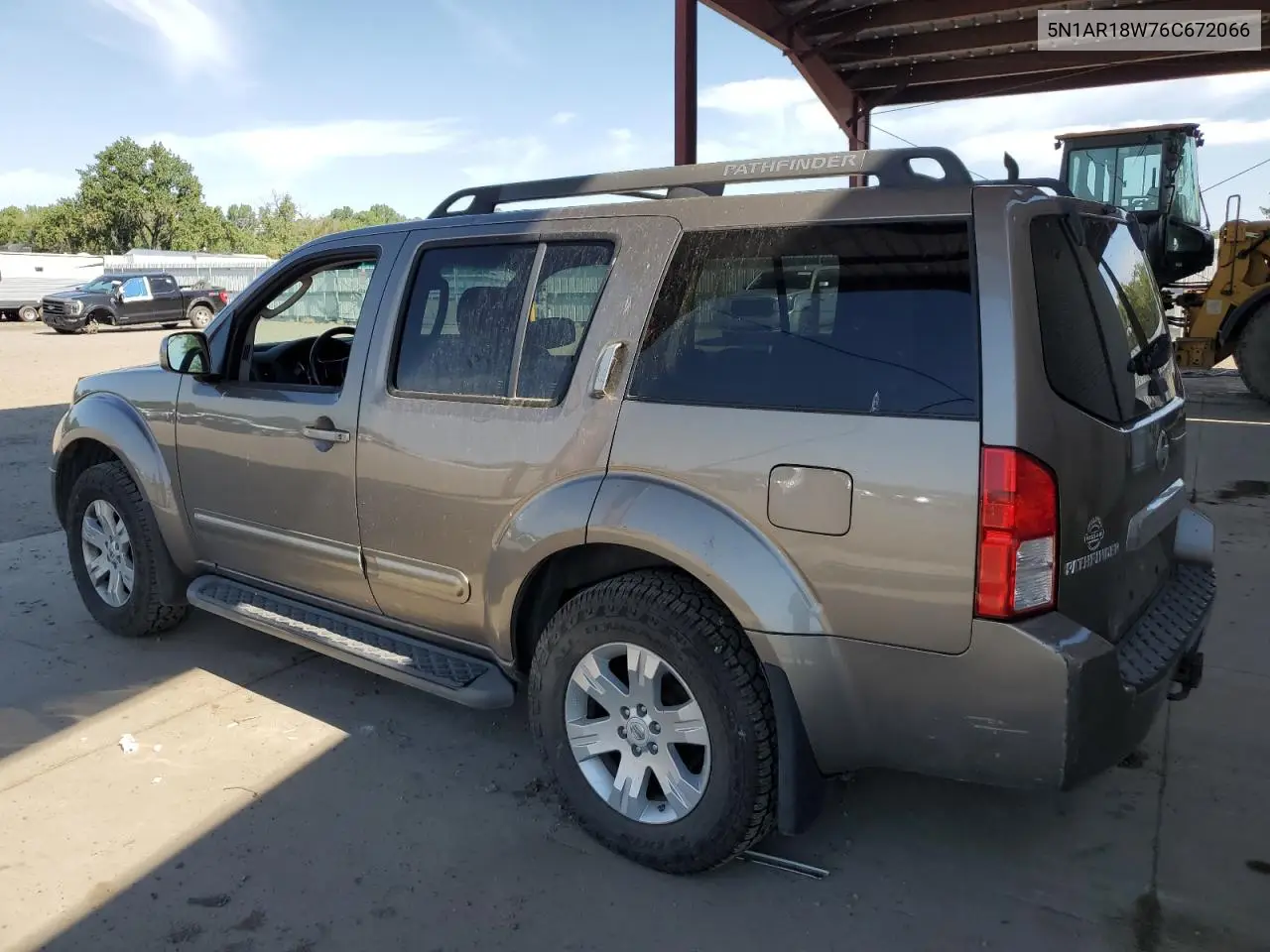 2006 Nissan Pathfinder Le VIN: 5N1AR18W76C672066 Lot: 63267425
