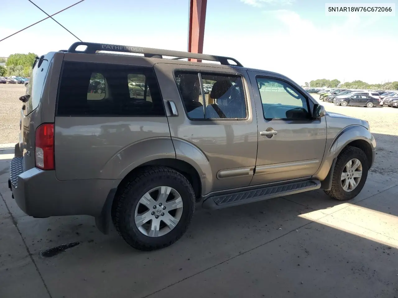 2006 Nissan Pathfinder Le VIN: 5N1AR18W76C672066 Lot: 63267425