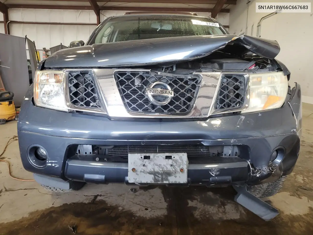 2006 Nissan Pathfinder Le VIN: 5N1AR18W66C667683 Lot: 65810735