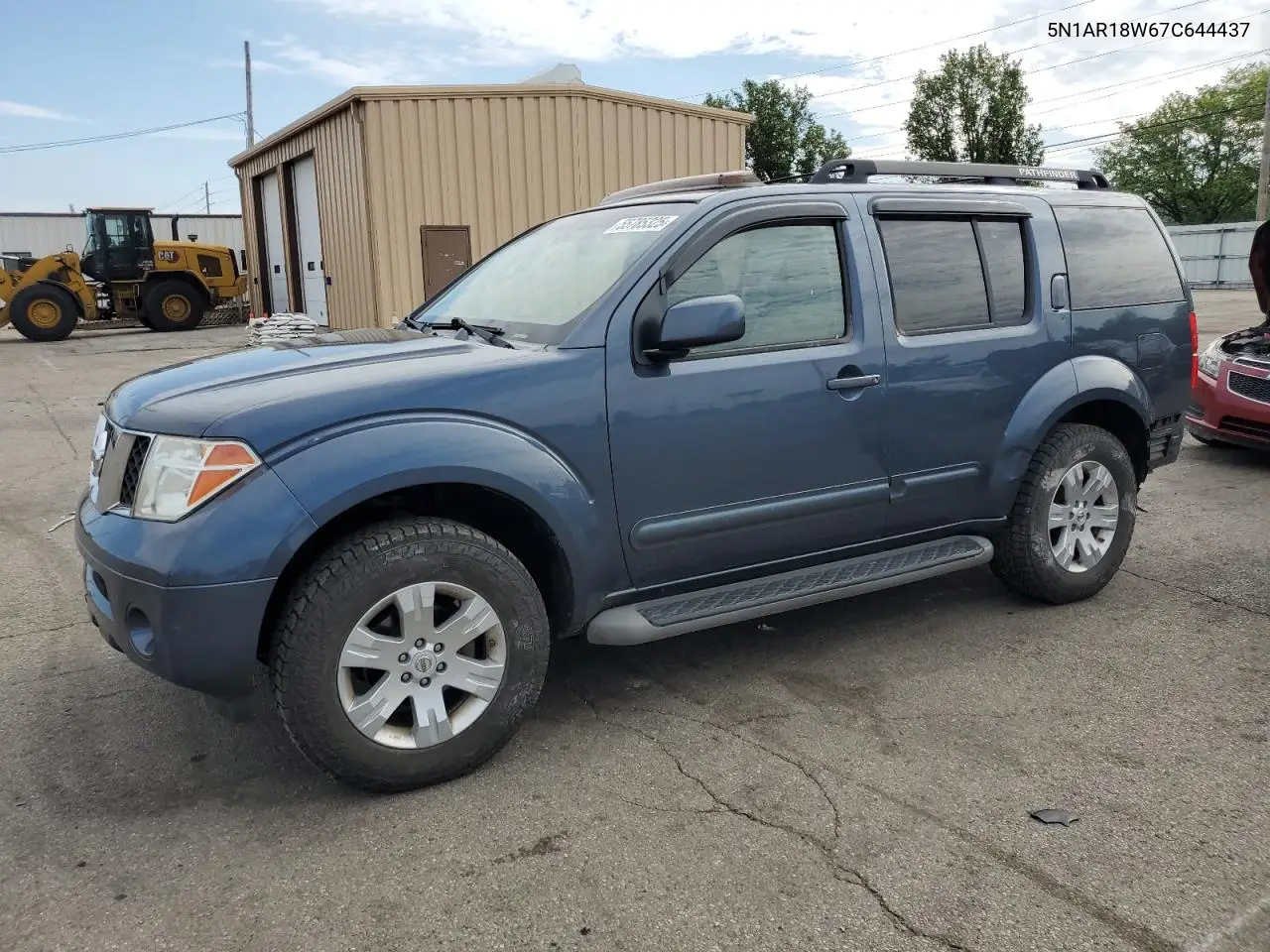 2007 Nissan Pathfinder Le VIN: 5N1AR18W67C644437 Lot: 55785325