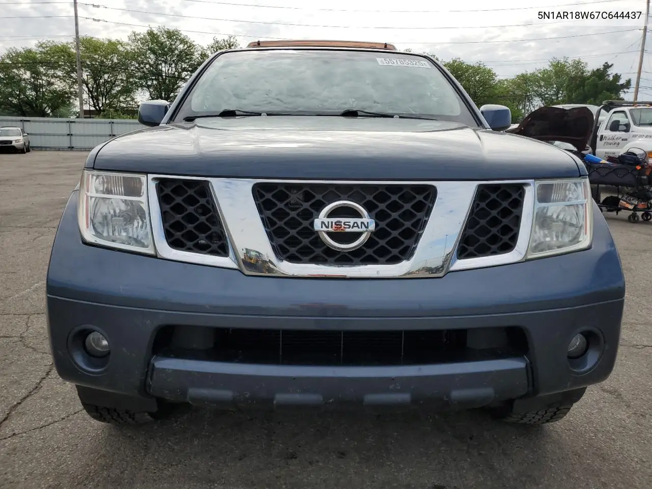 2007 Nissan Pathfinder Le VIN: 5N1AR18W67C644437 Lot: 55785325
