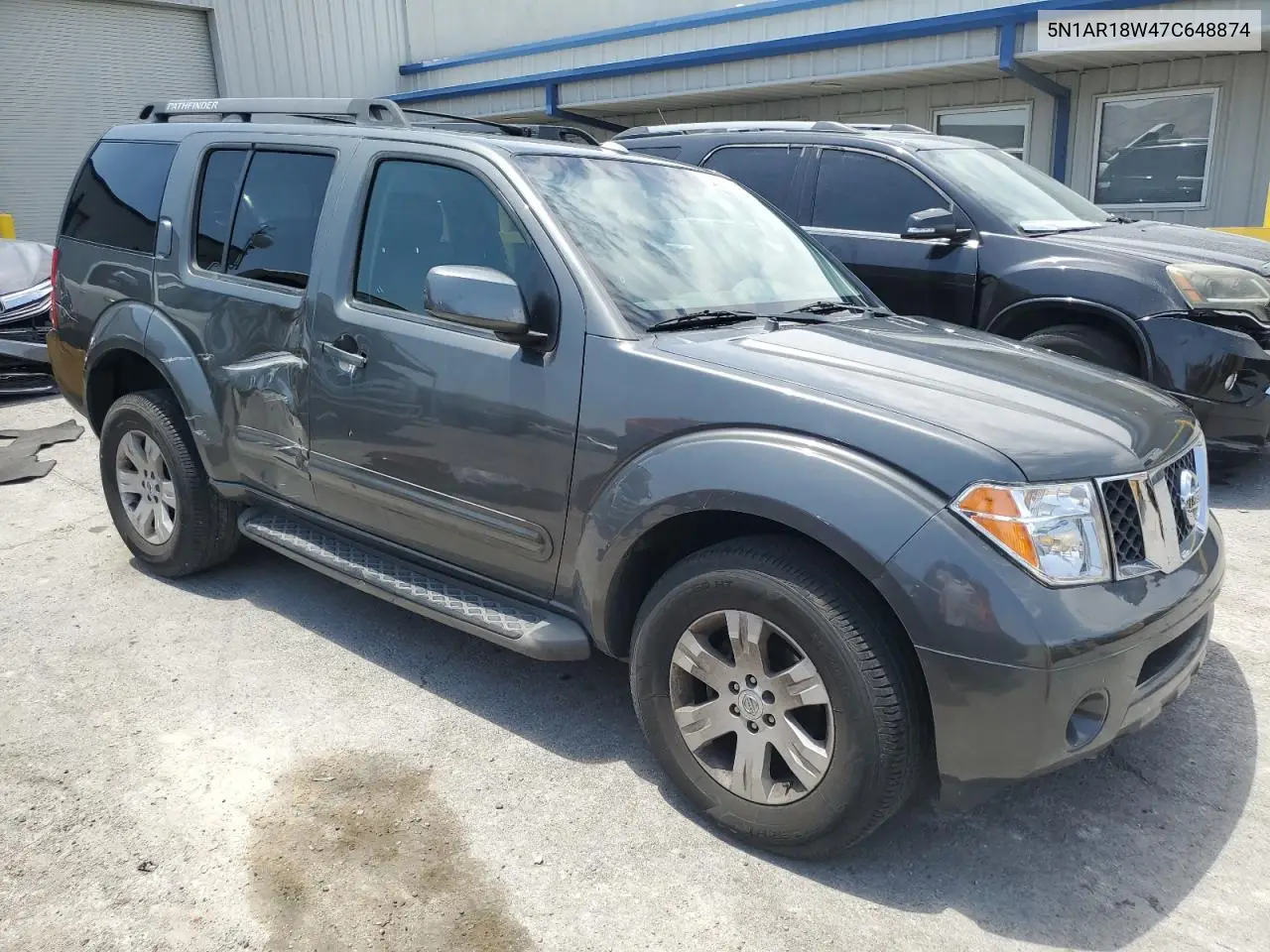2007 Nissan Pathfinder Le VIN: 5N1AR18W47C648874 Lot: 59628175