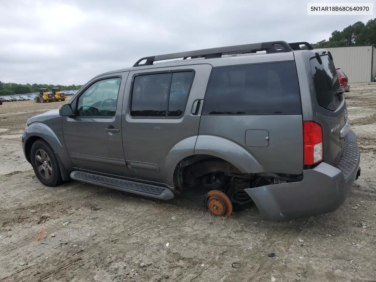 2008 Nissan Pathfinder S VIN: 5N1AR18B68C640970 Lot: 55920745