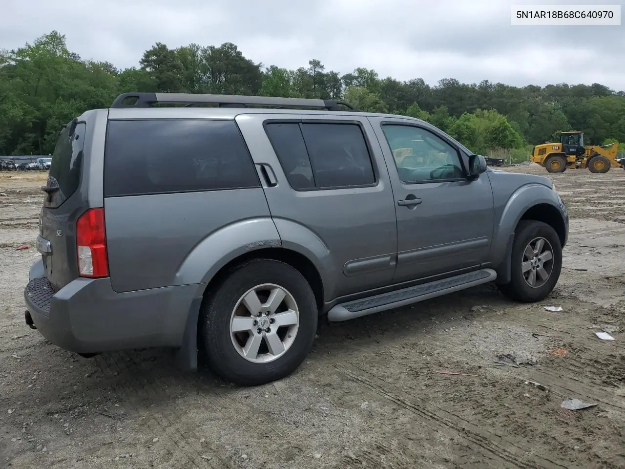 2008 Nissan Pathfinder S VIN: 5N1AR18B68C640970 Lot: 55920745