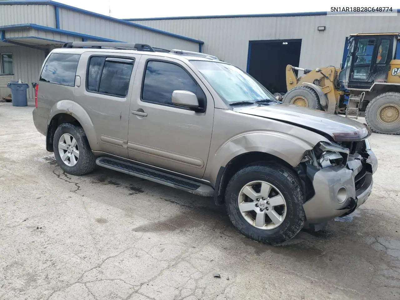2008 Nissan Pathfinder S VIN: 5N1AR18B28C648774 Lot: 56690485