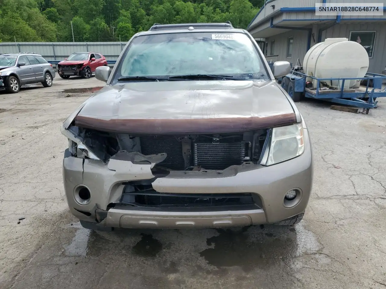 2008 Nissan Pathfinder S VIN: 5N1AR18B28C648774 Lot: 56690485