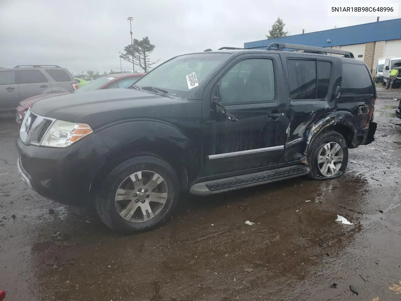 2008 Nissan Pathfinder S VIN: 5N1AR18B98C648996 Lot: 56830495
