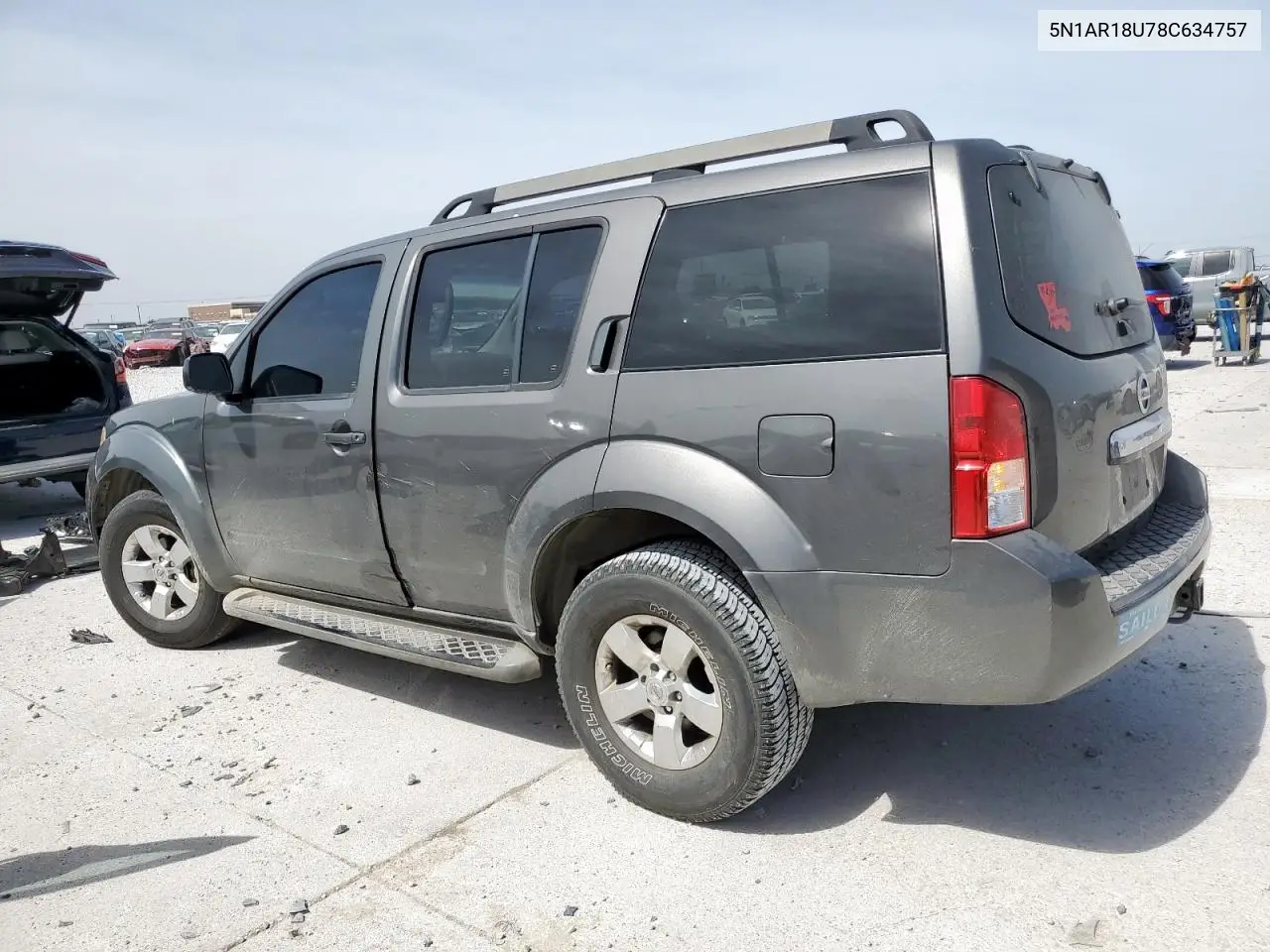 2008 Nissan Pathfinder S VIN: 5N1AR18U78C634757 Lot: 56866195