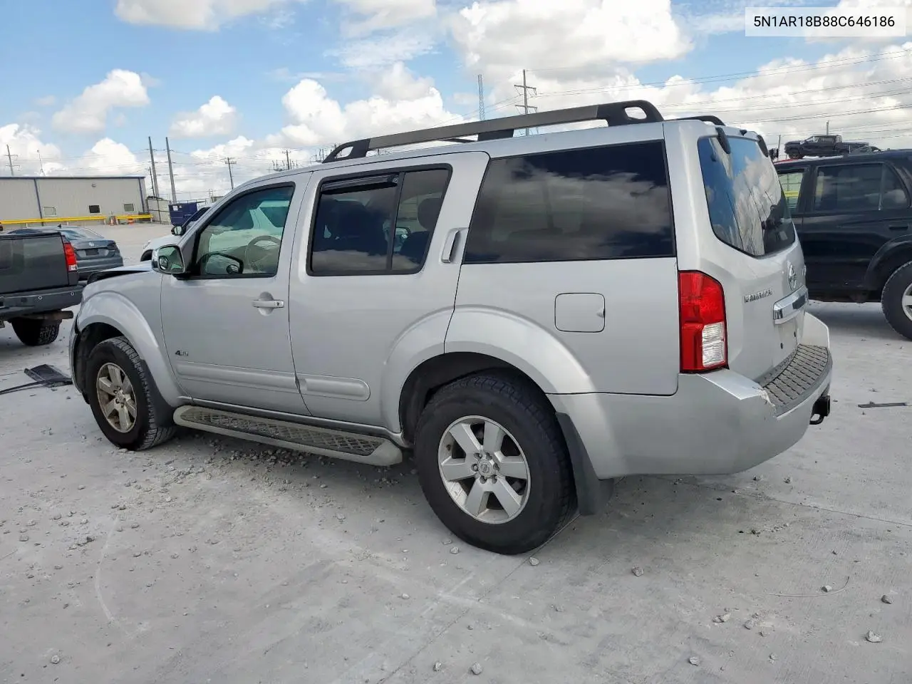 2008 Nissan Pathfinder S VIN: 5N1AR18B88C646186 Lot: 62095125