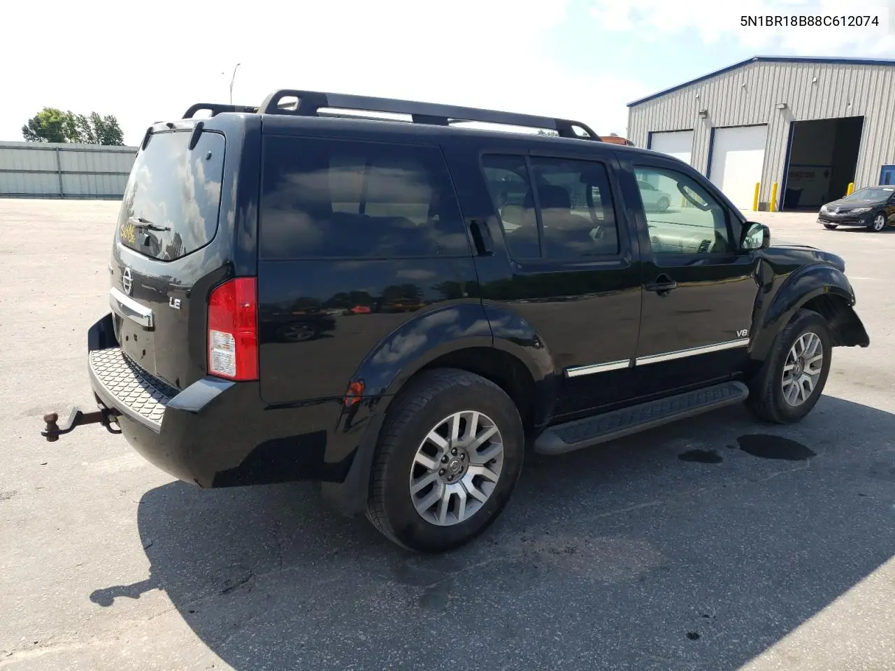 2008 Nissan Pathfinder Le VIN: 5N1BR18B88C612074 Lot: 62854385