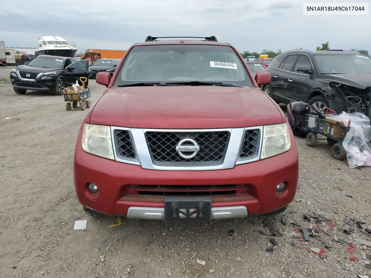 2009 Nissan Pathfinder S VIN: 5N1AR18U49C617044 Lot: 50466445