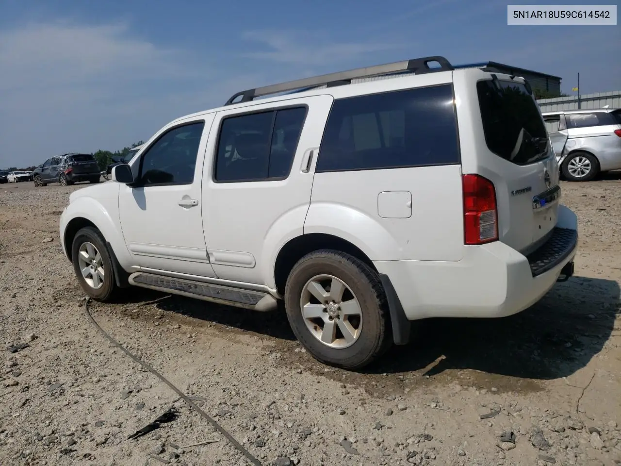 2009 Nissan Pathfinder S VIN: 5N1AR18U59C614542 Lot: 61958245