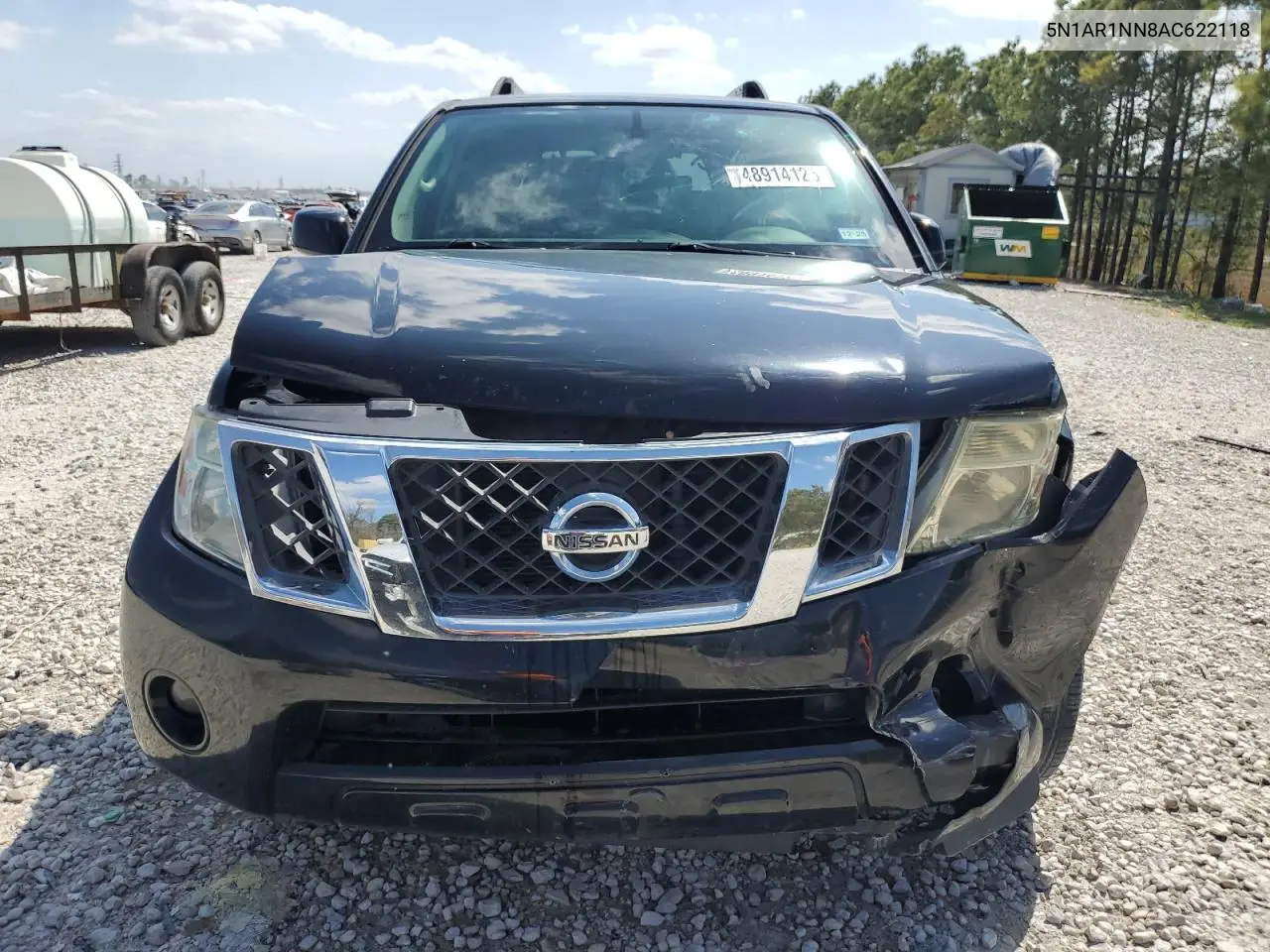 2010 Nissan Pathfinder S VIN: 5N1AR1NN8AC622118 Lot: 48914125