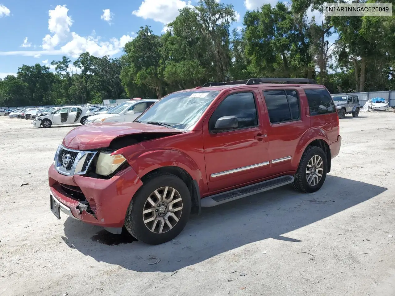 2010 Nissan Pathfinder S VIN: 5N1AR1NN5AC620049 Lot: 57027365