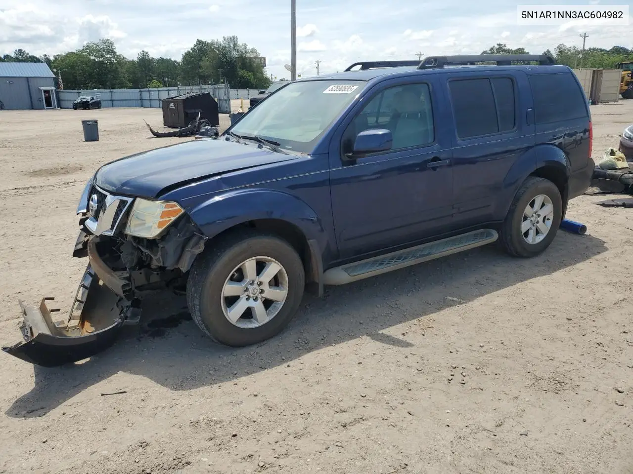 2010 Nissan Pathfinder S VIN: 5N1AR1NN3AC604982 Lot: 62890605