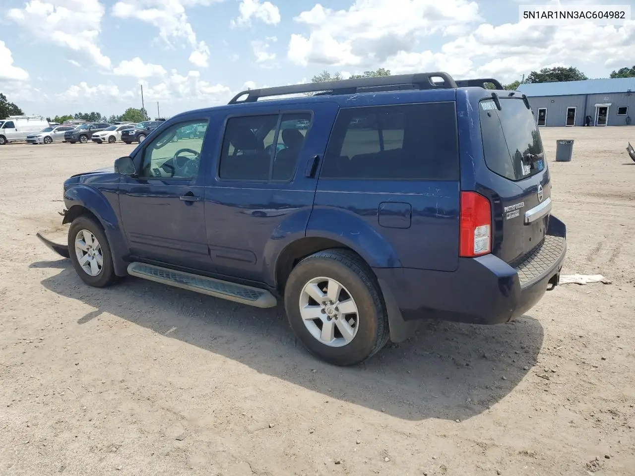 2010 Nissan Pathfinder S VIN: 5N1AR1NN3AC604982 Lot: 62890605