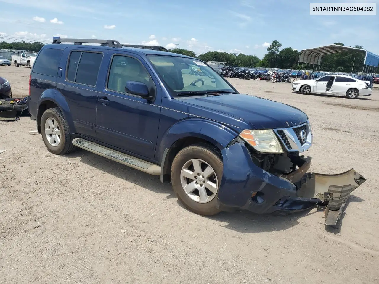 2010 Nissan Pathfinder S VIN: 5N1AR1NN3AC604982 Lot: 62890605