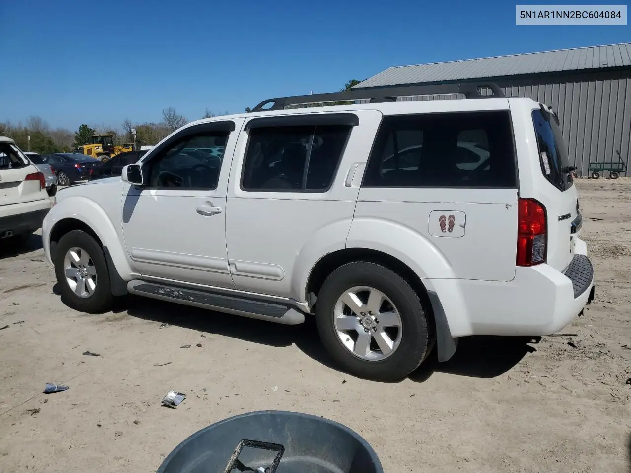 2011 Nissan Pathfinder S VIN: 5N1AR1NN2BC604084 Lot: 48286335