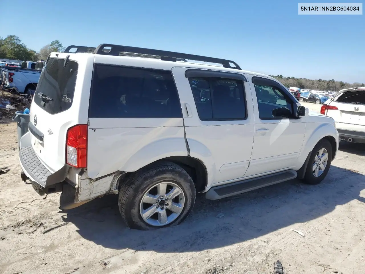 2011 Nissan Pathfinder S VIN: 5N1AR1NN2BC604084 Lot: 48286335