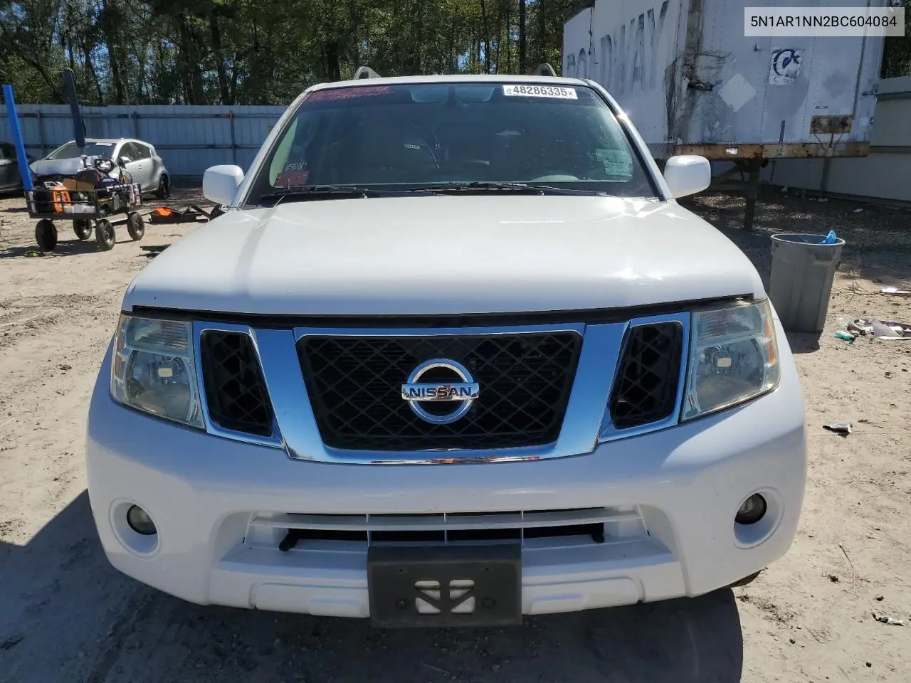 2011 Nissan Pathfinder S VIN: 5N1AR1NN2BC604084 Lot: 48286335