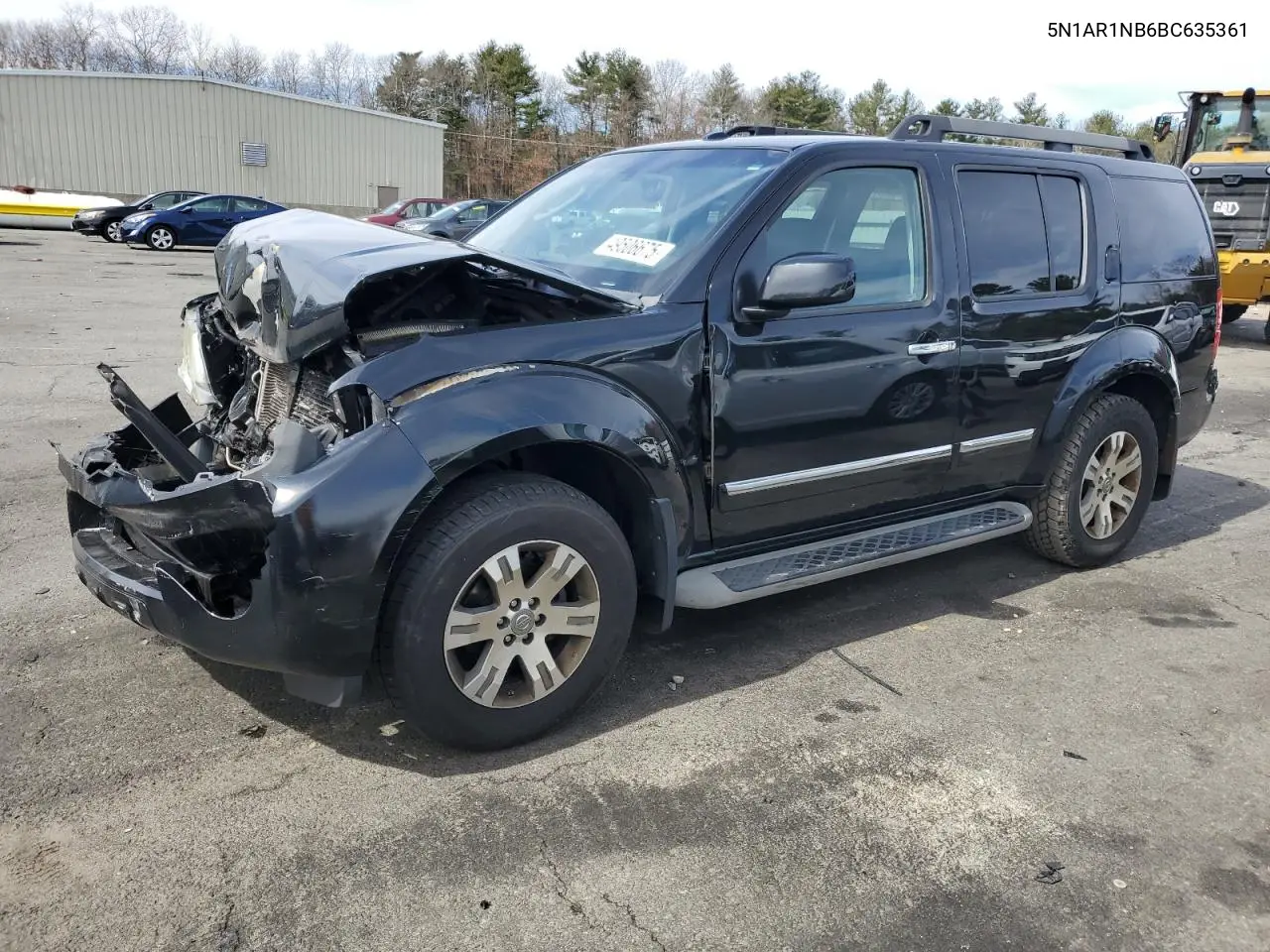 2011 Nissan Pathfinder S VIN: 5N1AR1NB6BC635361 Lot: 49506675