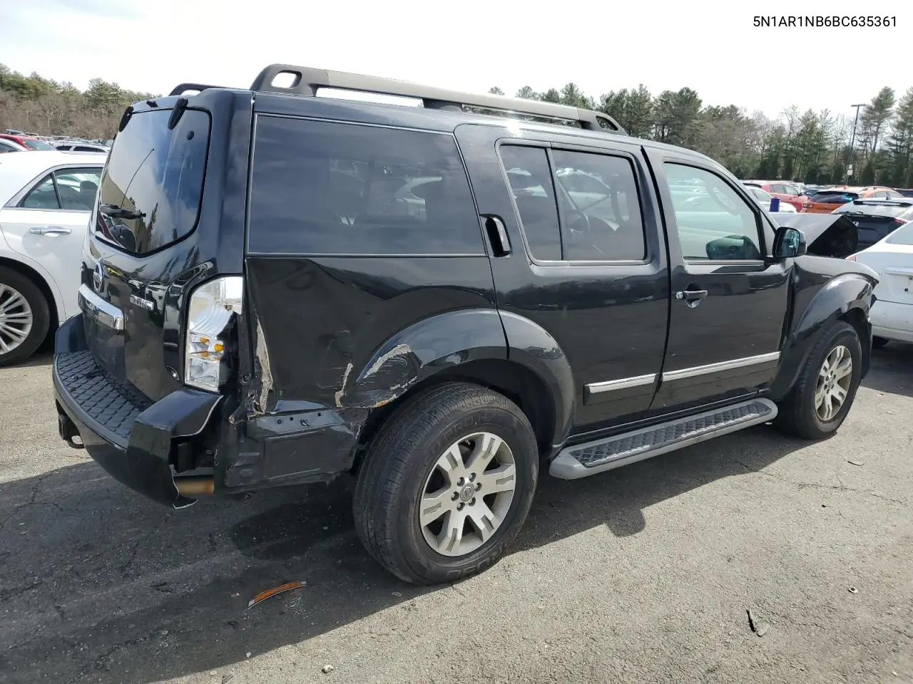 2011 Nissan Pathfinder S VIN: 5N1AR1NB6BC635361 Lot: 49506675