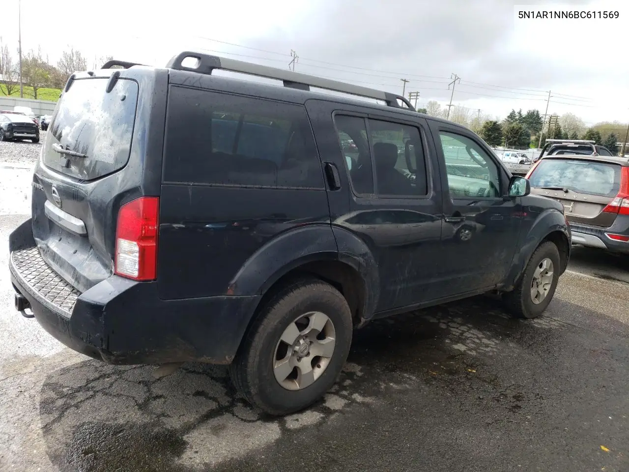2011 Nissan Pathfinder S VIN: 5N1AR1NN6BC611569 Lot: 51183815