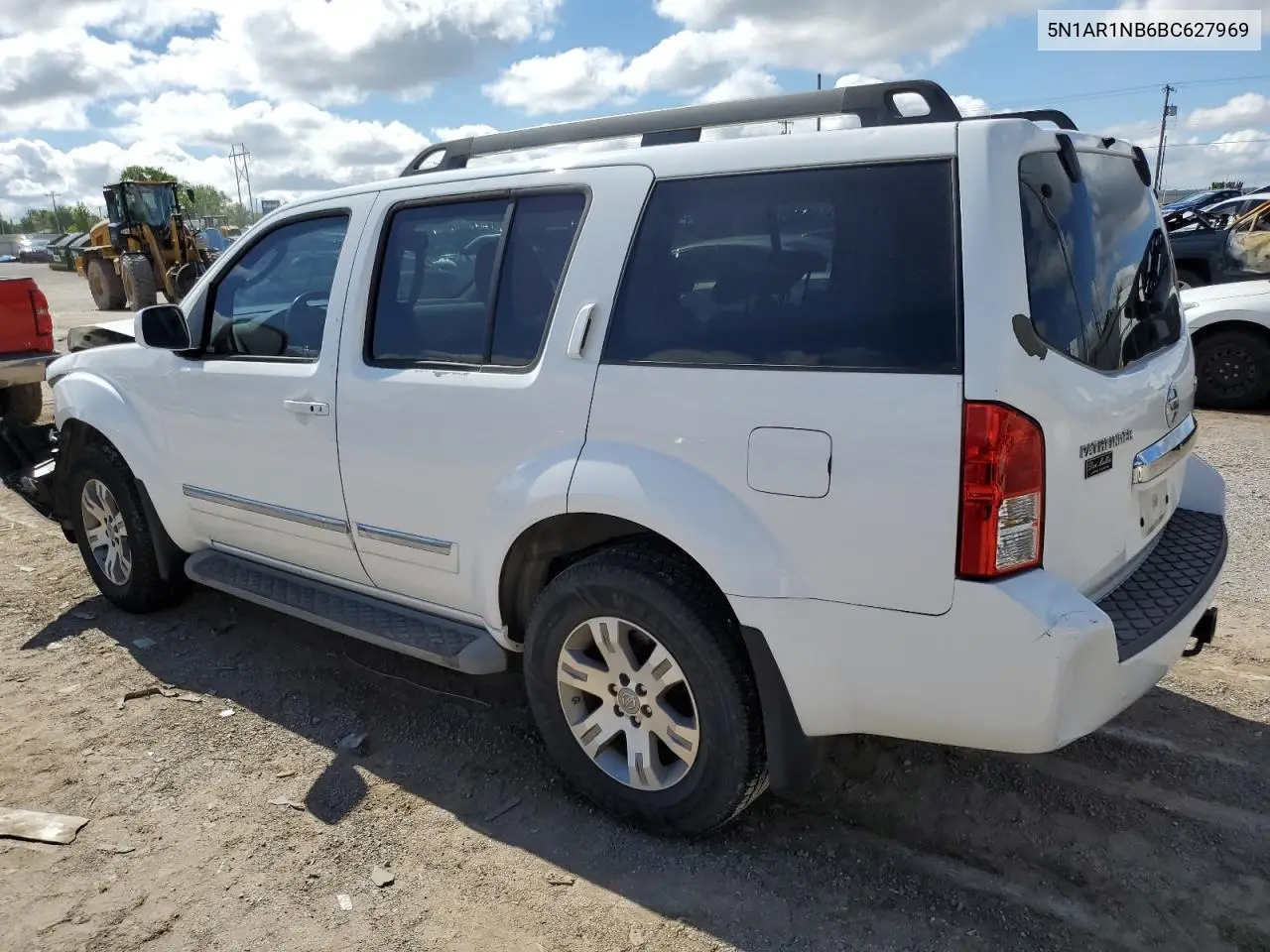 2011 Nissan Pathfinder S VIN: 5N1AR1NB6BC627969 Lot: 55785235