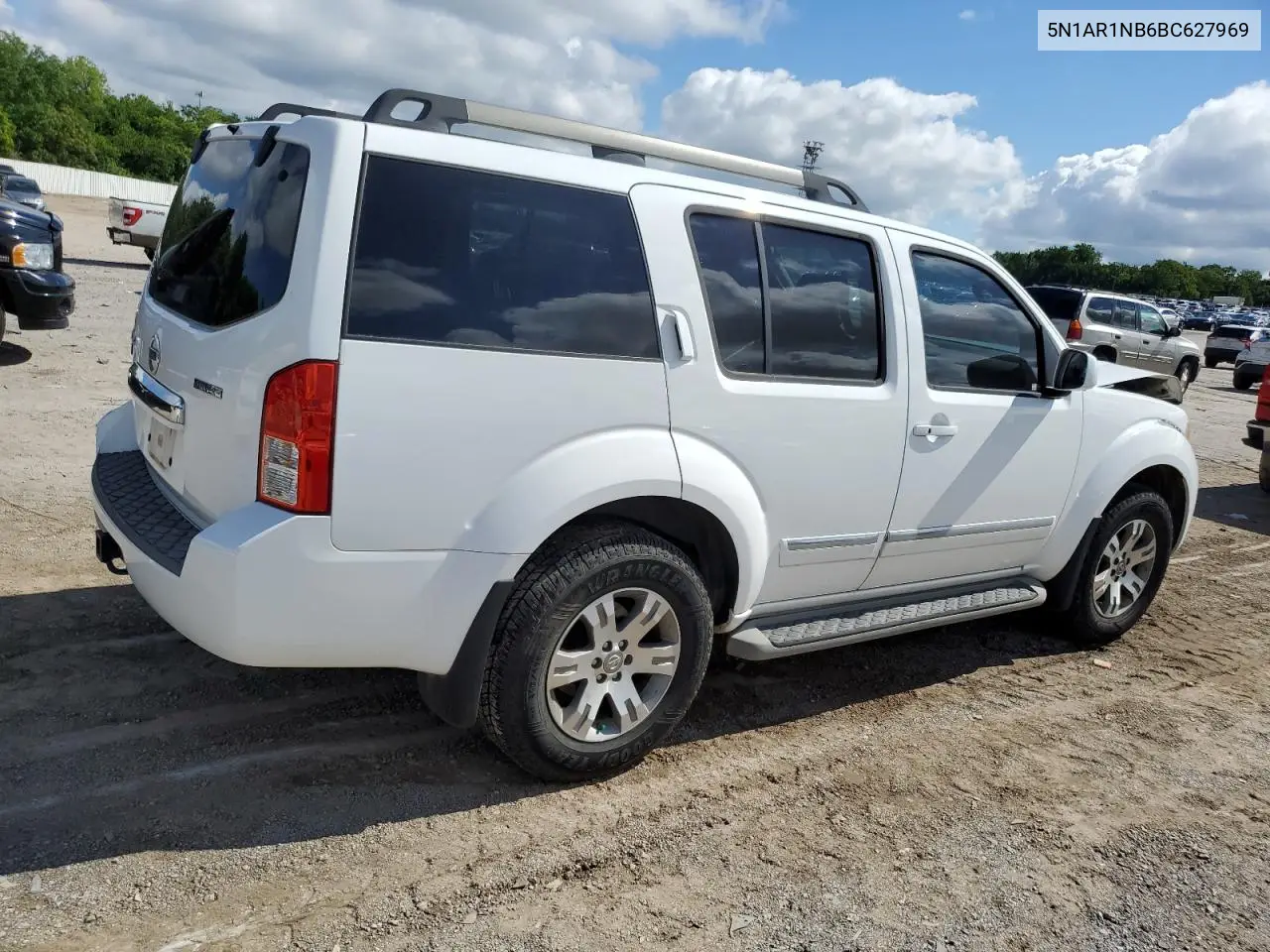 2011 Nissan Pathfinder S VIN: 5N1AR1NB6BC627969 Lot: 55785235