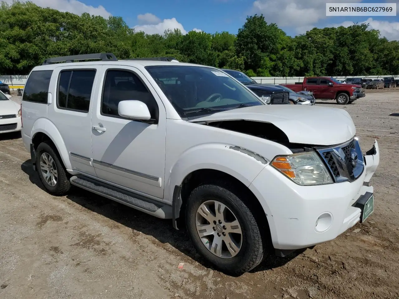 2011 Nissan Pathfinder S VIN: 5N1AR1NB6BC627969 Lot: 55785235