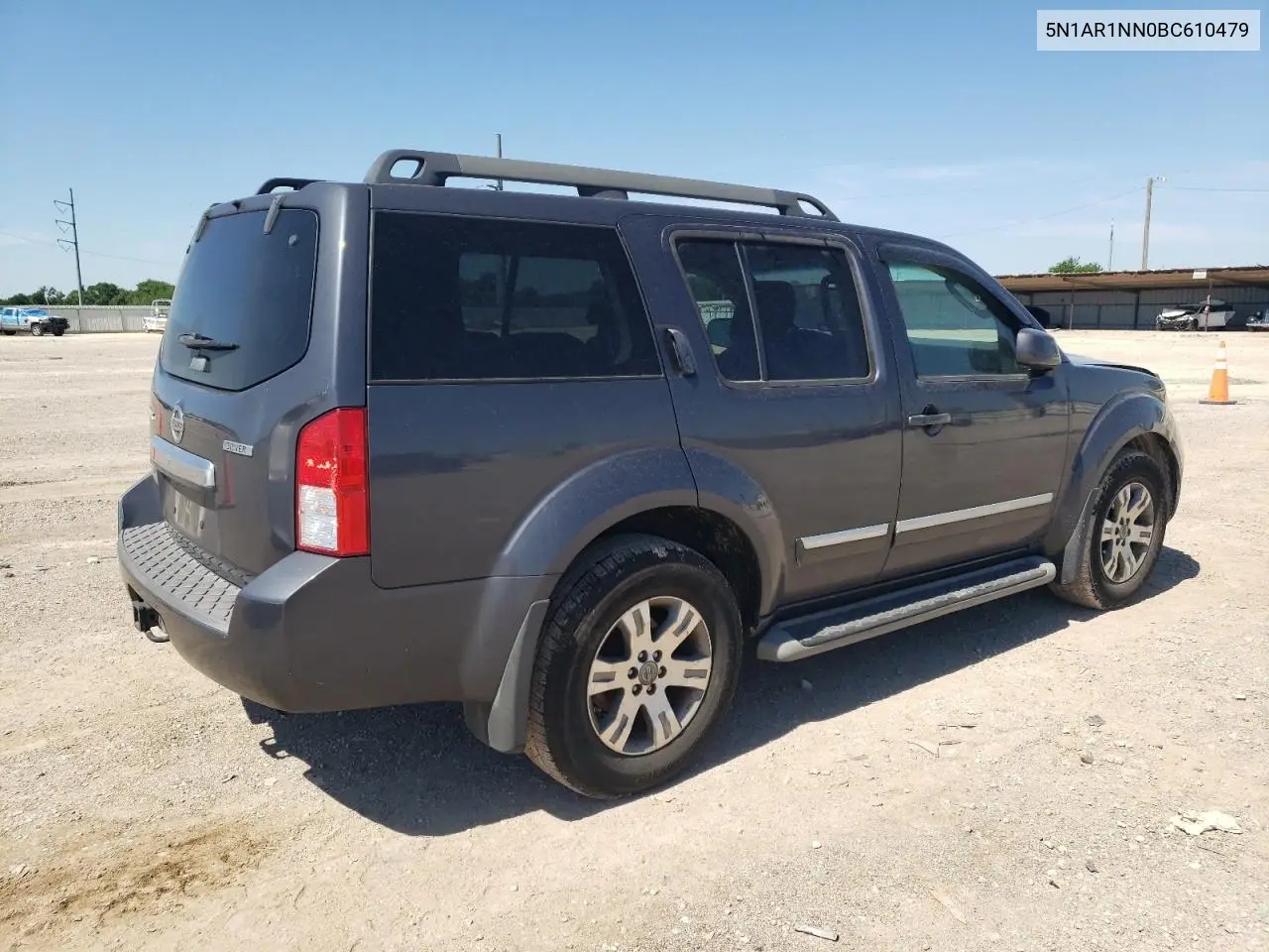 2011 Nissan Pathfinder S VIN: 5N1AR1NN0BC610479 Lot: 56422505