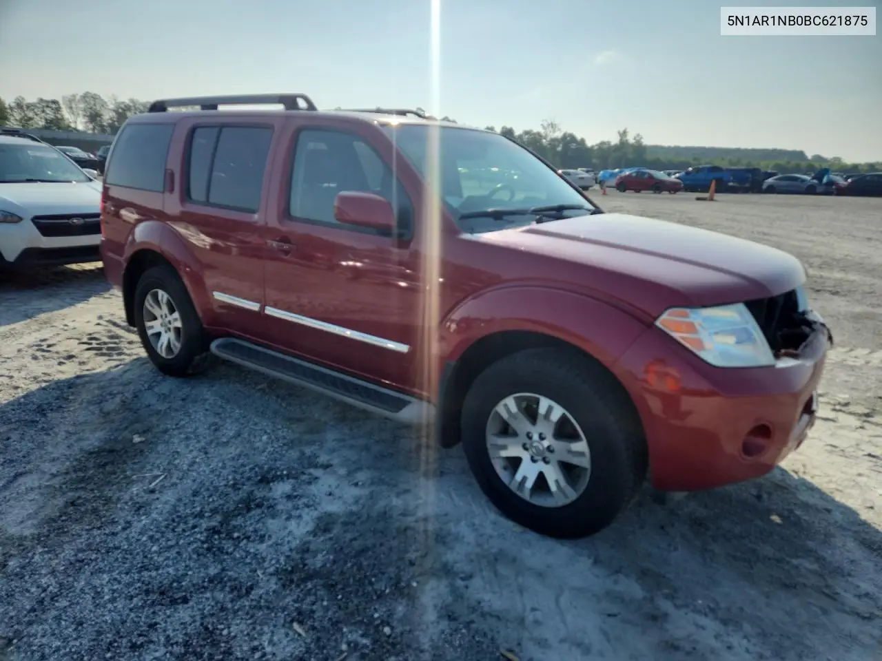 2011 Nissan Pathfinder S VIN: 5N1AR1NB0BC621875 Lot: 62272575