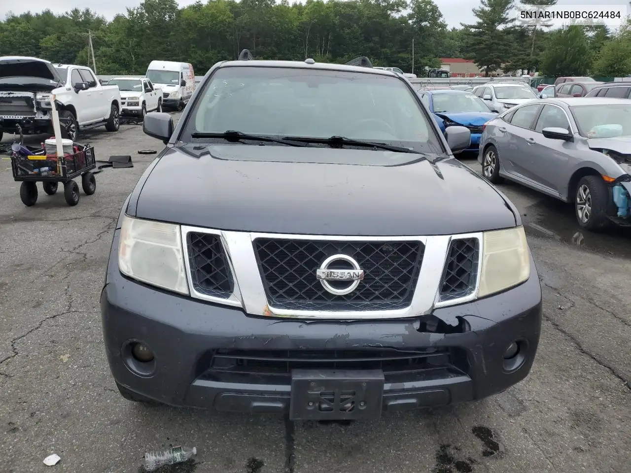 2011 Nissan Pathfinder S VIN: 5N1AR1NB0BC624484 Lot: 62364855