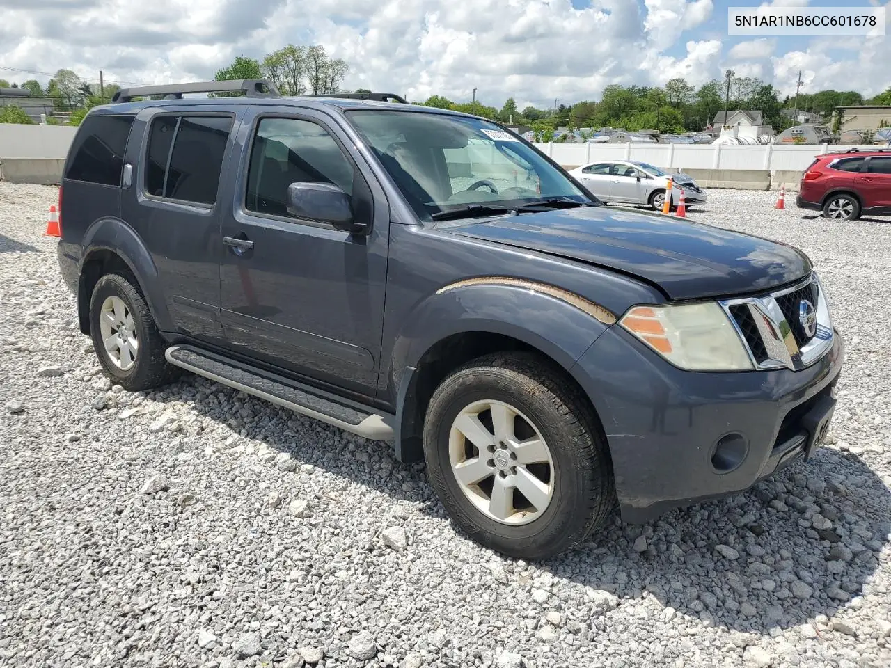 2012 Nissan Pathfinder S VIN: 5N1AR1NB6CC601678 Lot: 57247705