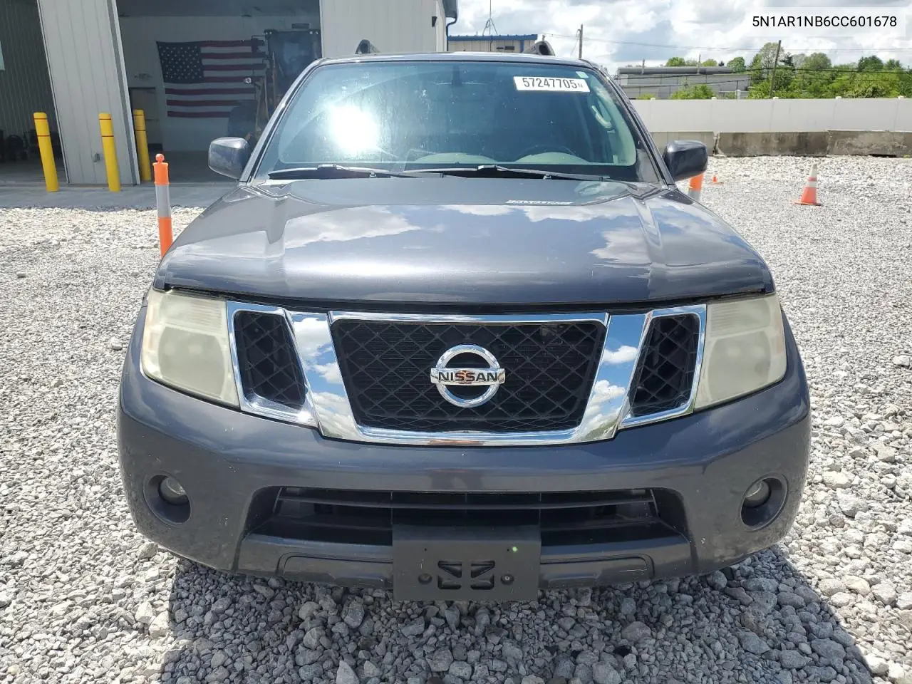 2012 Nissan Pathfinder S VIN: 5N1AR1NB6CC601678 Lot: 57247705